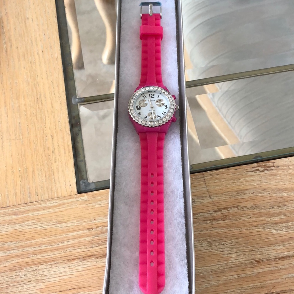BRAND NEW hot pink watch